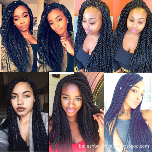 Hot sell 14inch 12stands synthetic braiding hair afro twist braids straight crochet braid hair senegalese hair extension